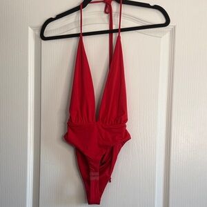 Baby Boo Red Bodysuit Top